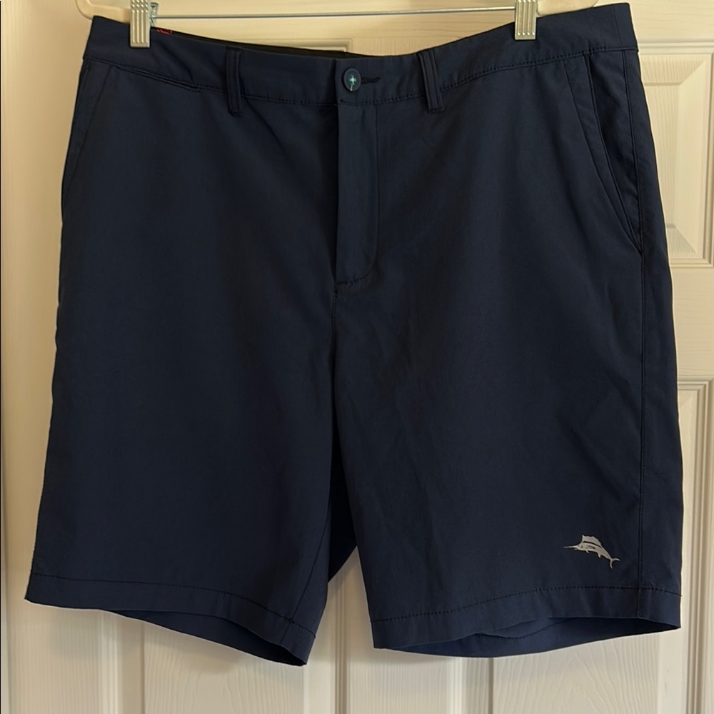 Tommy Bahama Navy Blue Shorts with Marlin Logo
